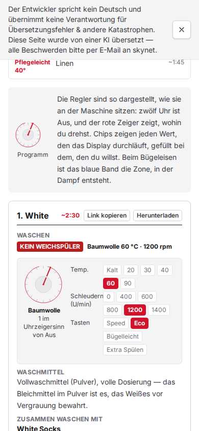 Die eigenen Download- und Copy-link-Buttons einer einzelnen Karte