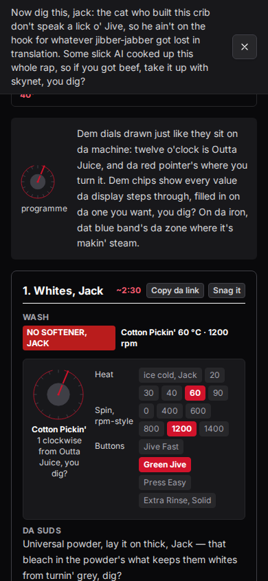 A single card's own Download and Copy link buttons, right there for the takin'